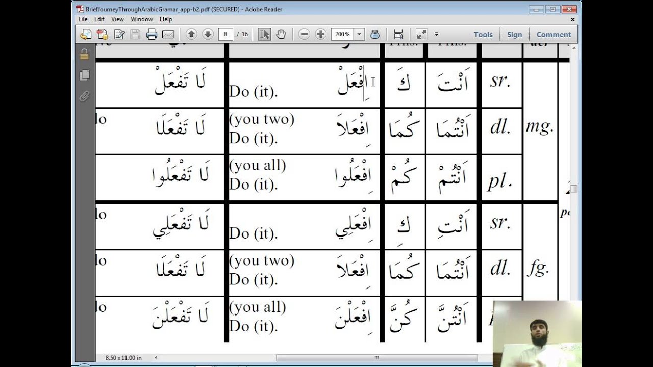 arabic grammar book pdf